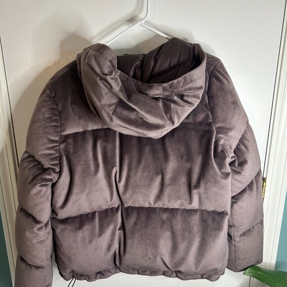NWOT MPG Velvet Puffer Jacket 650 Fill Power – Women’s Large - Picture 2 of 7